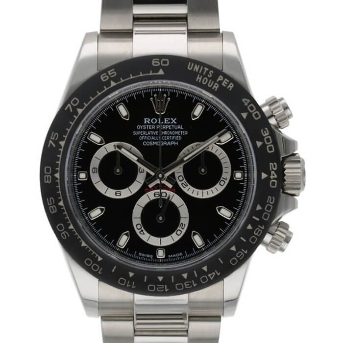 116500LN / コスモグラフデイトナ SS ランダム番 ブラック文字盤腕時計